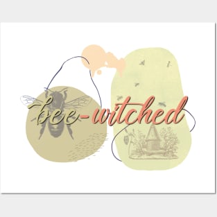 Witchy Puns - Bee Witched Posters and Art